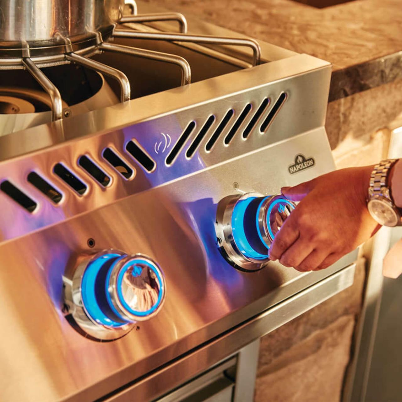 Napoleon 700-Series 18 Zoll, Einbau Power Wokbrenner BIB18PBPSS-CE, Edelstahl