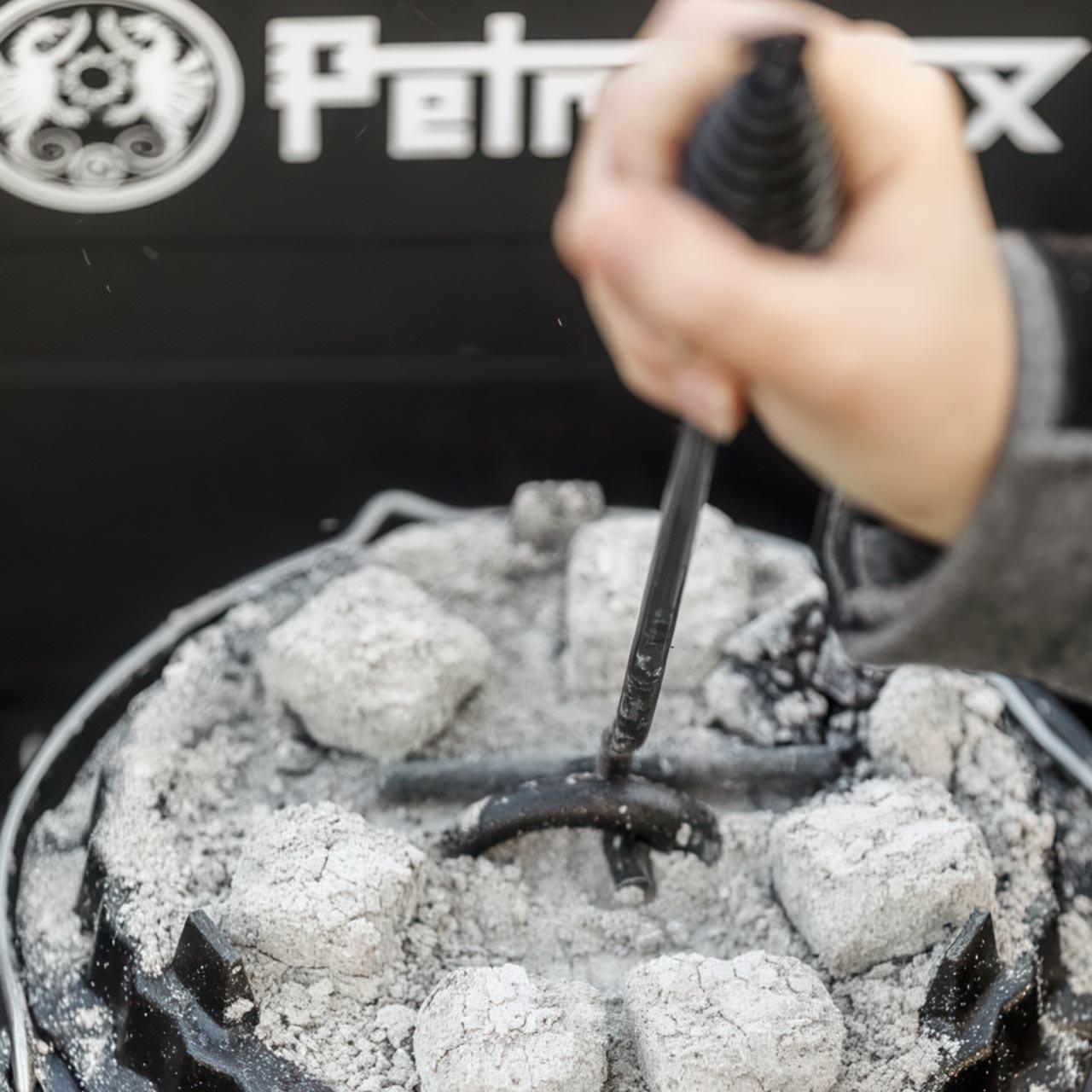 Petromax Feuertopf Deckelheber, Sicheres Anheben heißer Dutch Oven Topfdeckel