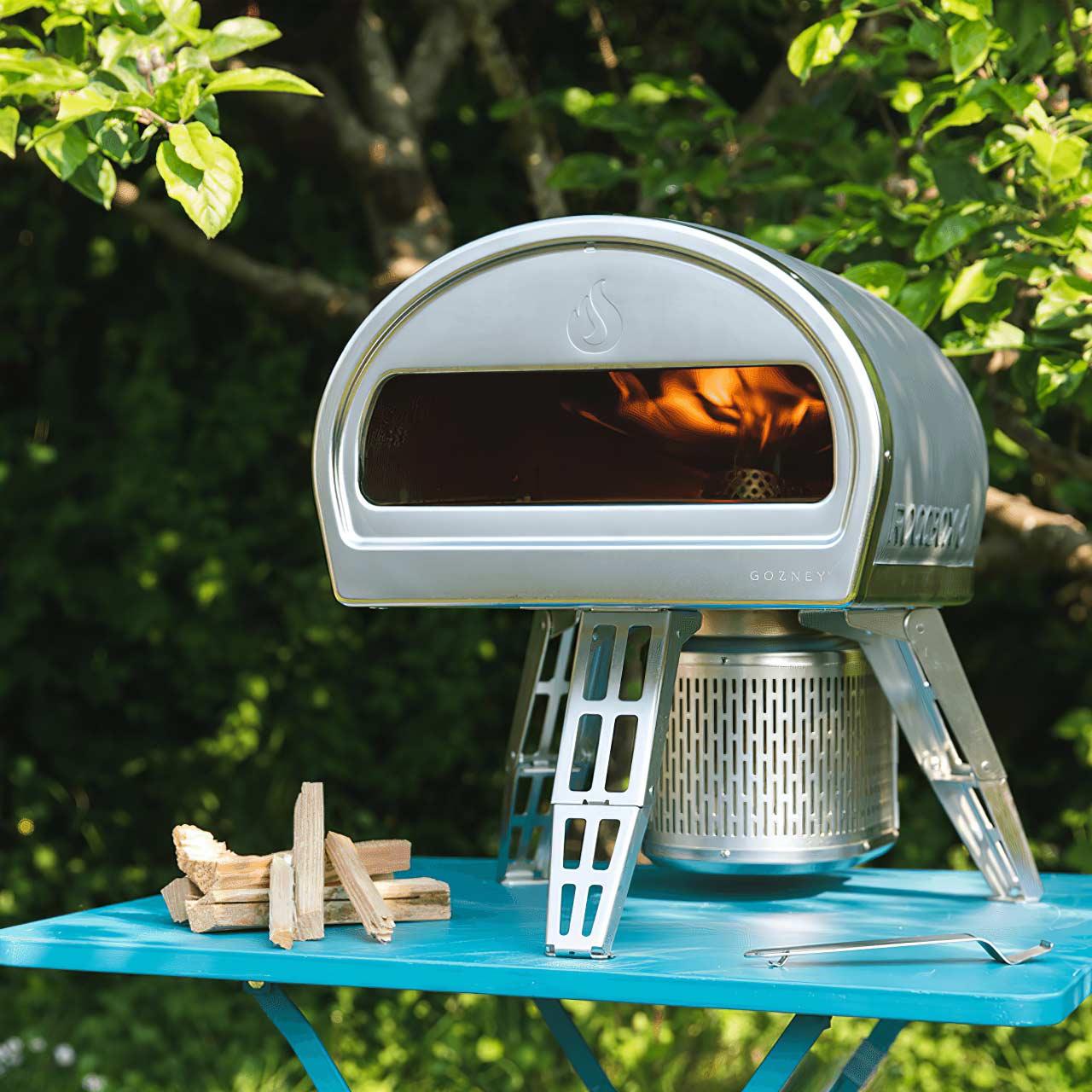 Tragbarer Pizzaofen Gozney Roccbox Starter-Set - Ausführung: Grau