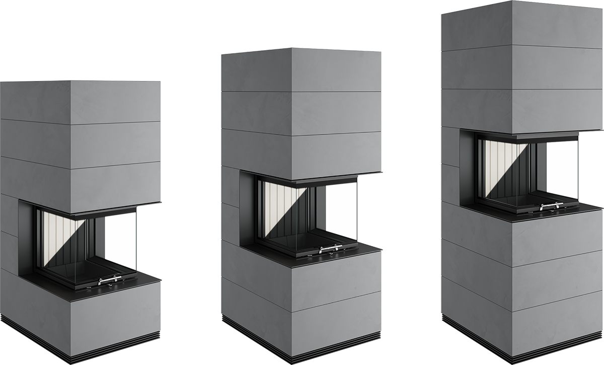 Varianten Kaminbausatz Spartherm SIM Arte U-50h Varianten