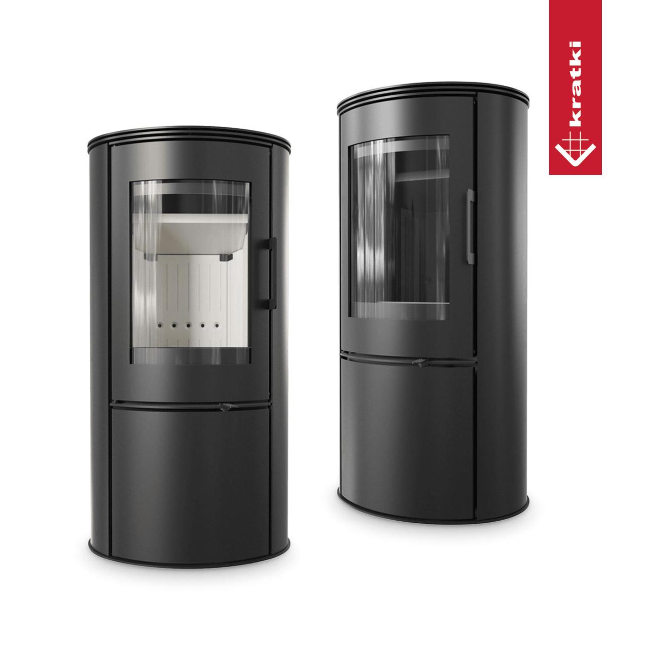 Kaminofen Kratki KOZA/AB/S/DR Eco Stahl 5,5 kW