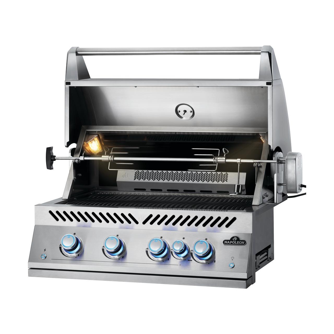 Napoleon Einbau Gasgrill 700-Series 32 Zoll BIG32RBPSS-1 für Outdoorküche, inkl. Drehspieß