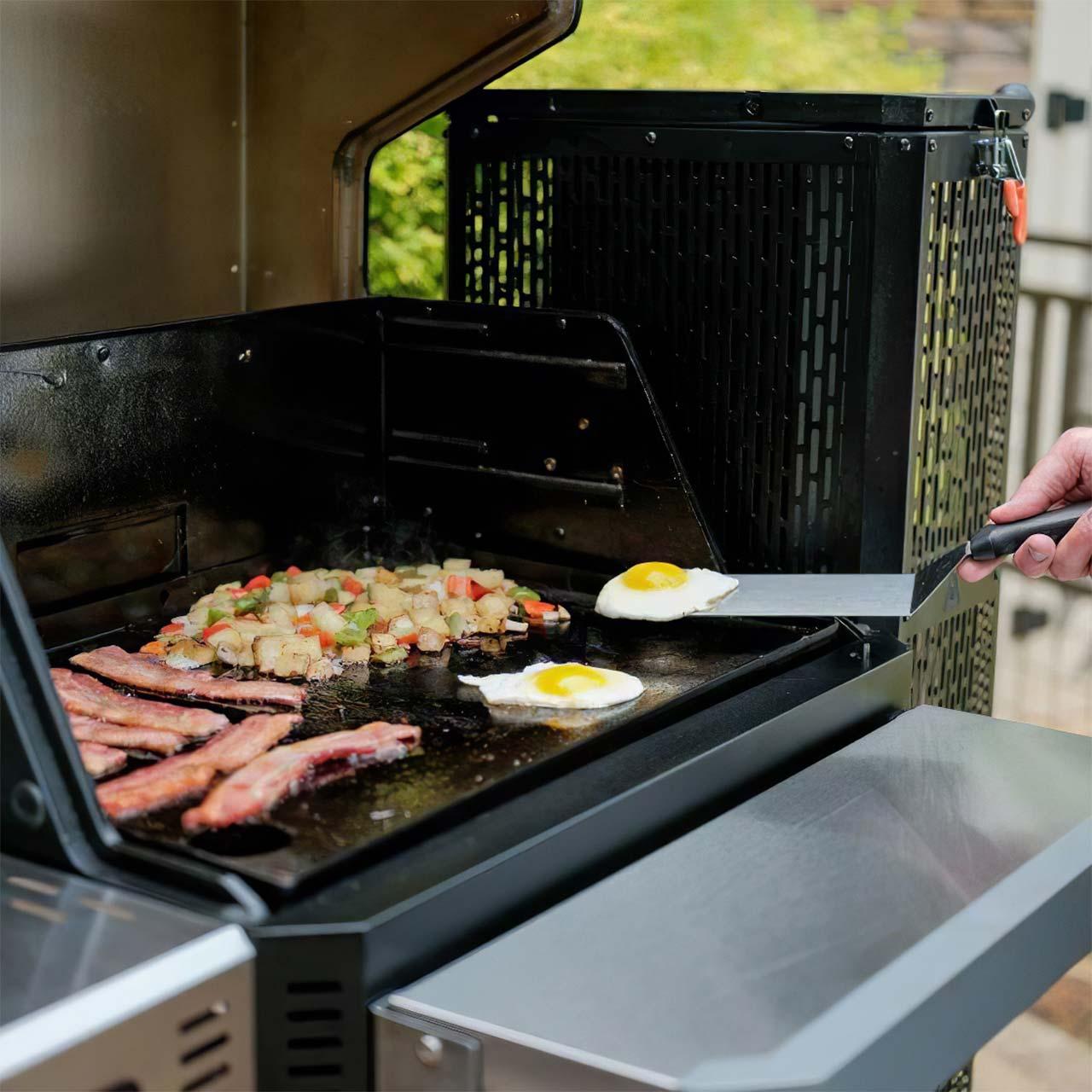 Digitaler Holzkohlegrill und Smoker Masterbuilt Gravity Series 800 Starter-Set inkl. Holzkohle 7 kg