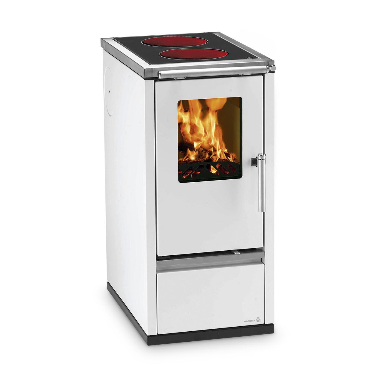 Holzherd Wamsler W1-40, Beistellherd 6 kW - Ausführung: Weiß