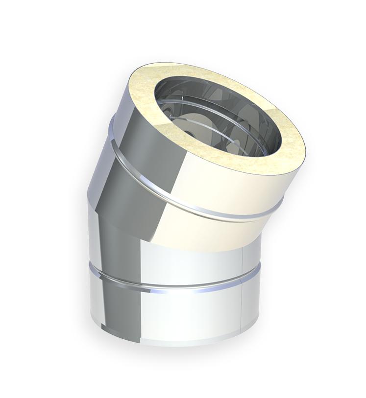 Jeremias DW Bogen - Winkel: 90° - für Schornstein-Innendurchmesser: 150mm