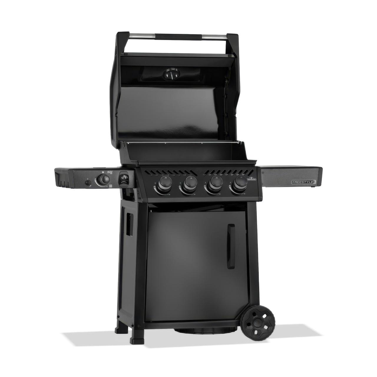 Gasgrill Napoleon Freestyle PRO 425 Schwarz mit Infrarot-Seitenbrenner - 50 Jahre Napoleon Sommer Aktion