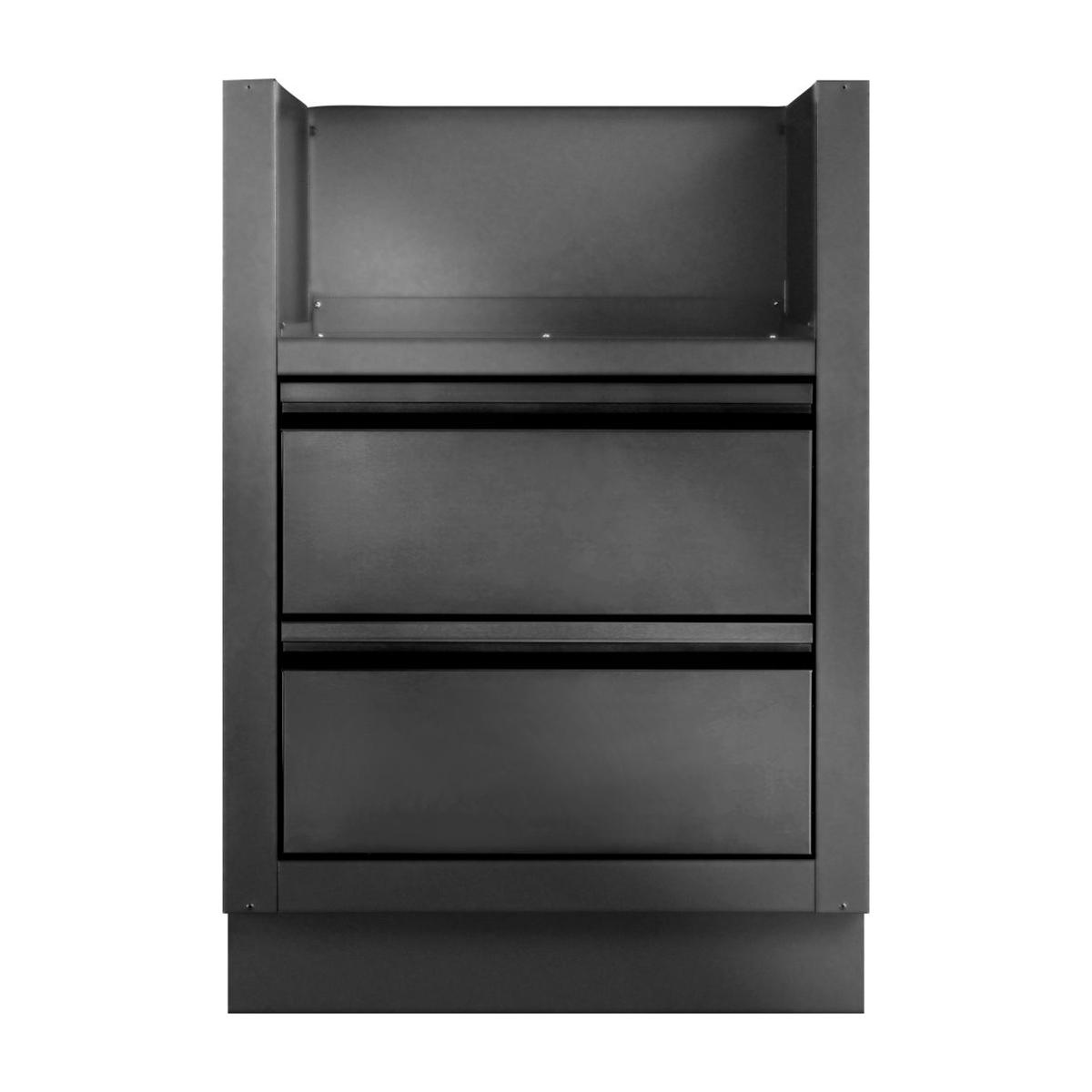 Outdoorküche Napoleon Oasis Einbau Unterschrank mattschwarz für BIB18