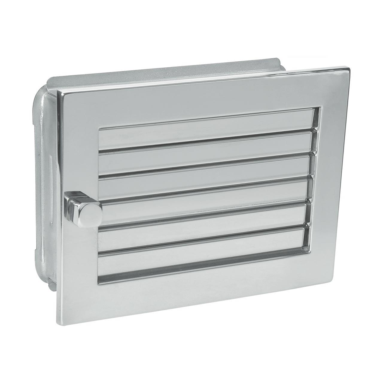Lüftungsgitter CB-Tec Warmluftgitter Edelstahl exklusiv hochglanz - Ausführung: 20x15 cm