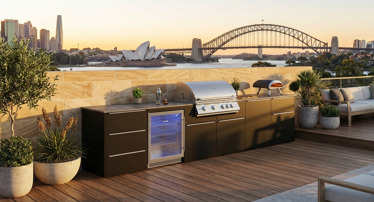 Das Bild dient lediglich der Veranschaulichung und zeigt eine Beispielkonfiguration mehrerer Komponenten der elements-Serie