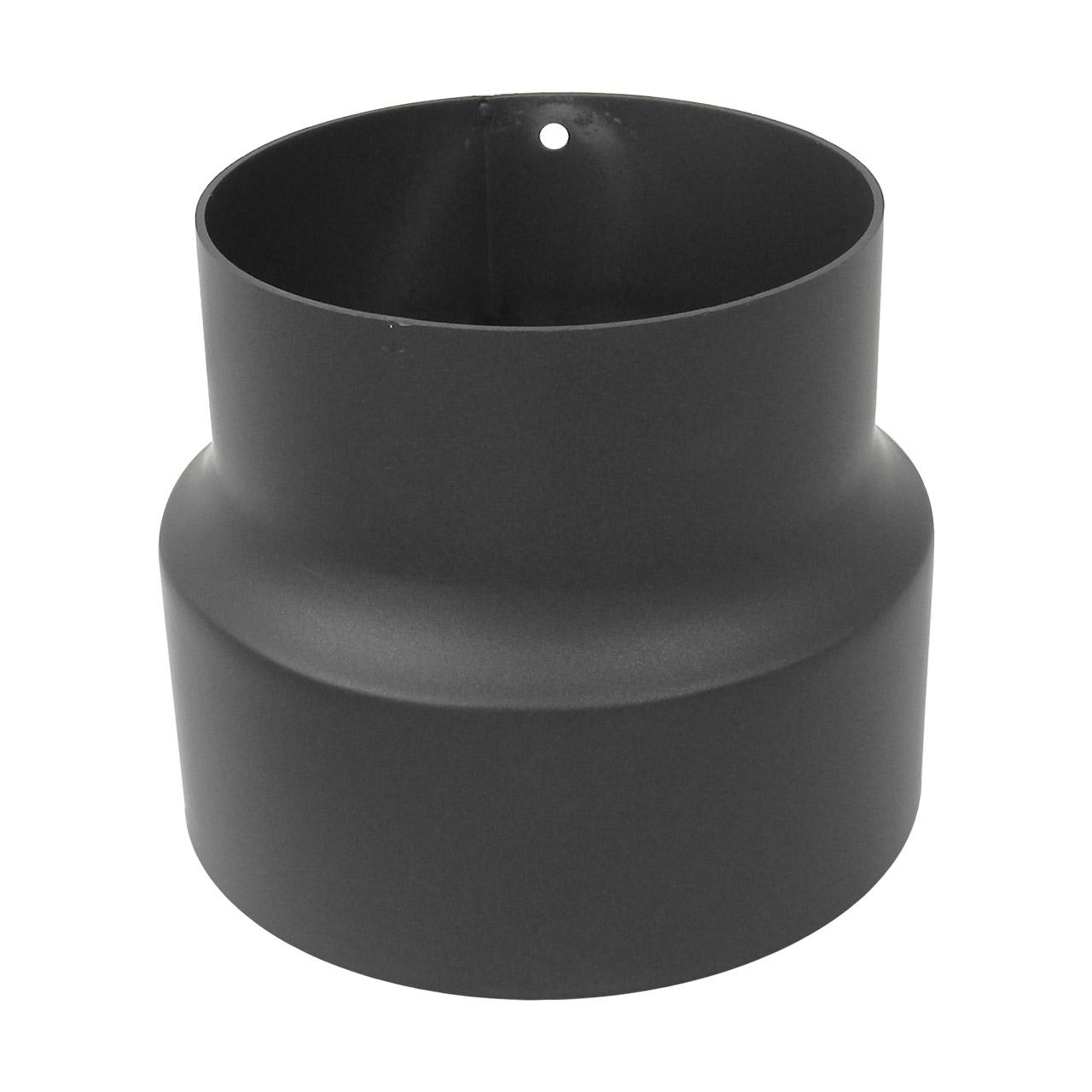 Ofenrohr Erweiterung DN 120 auf 130 mm Gussgrau