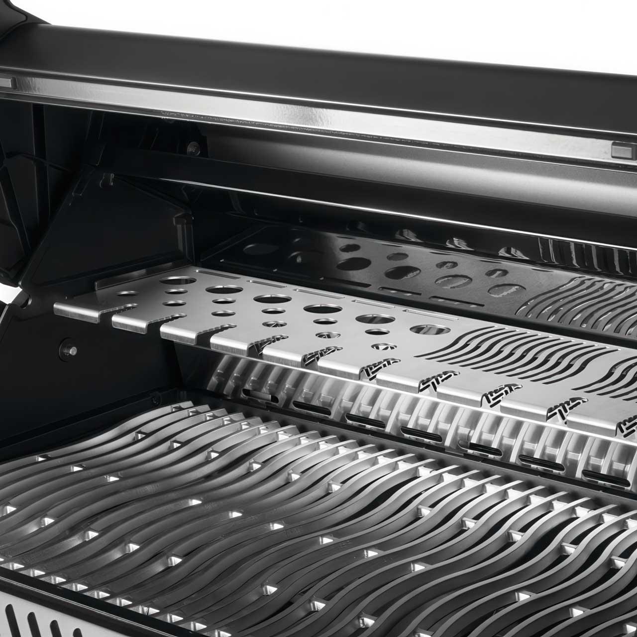 Gasgrill Napoleon Phantom Prestige 500 Connected Mattschwarz, SIZZLE ZONE und Heckbrenner (2026) Bundle inkl. 2 Unterschränke