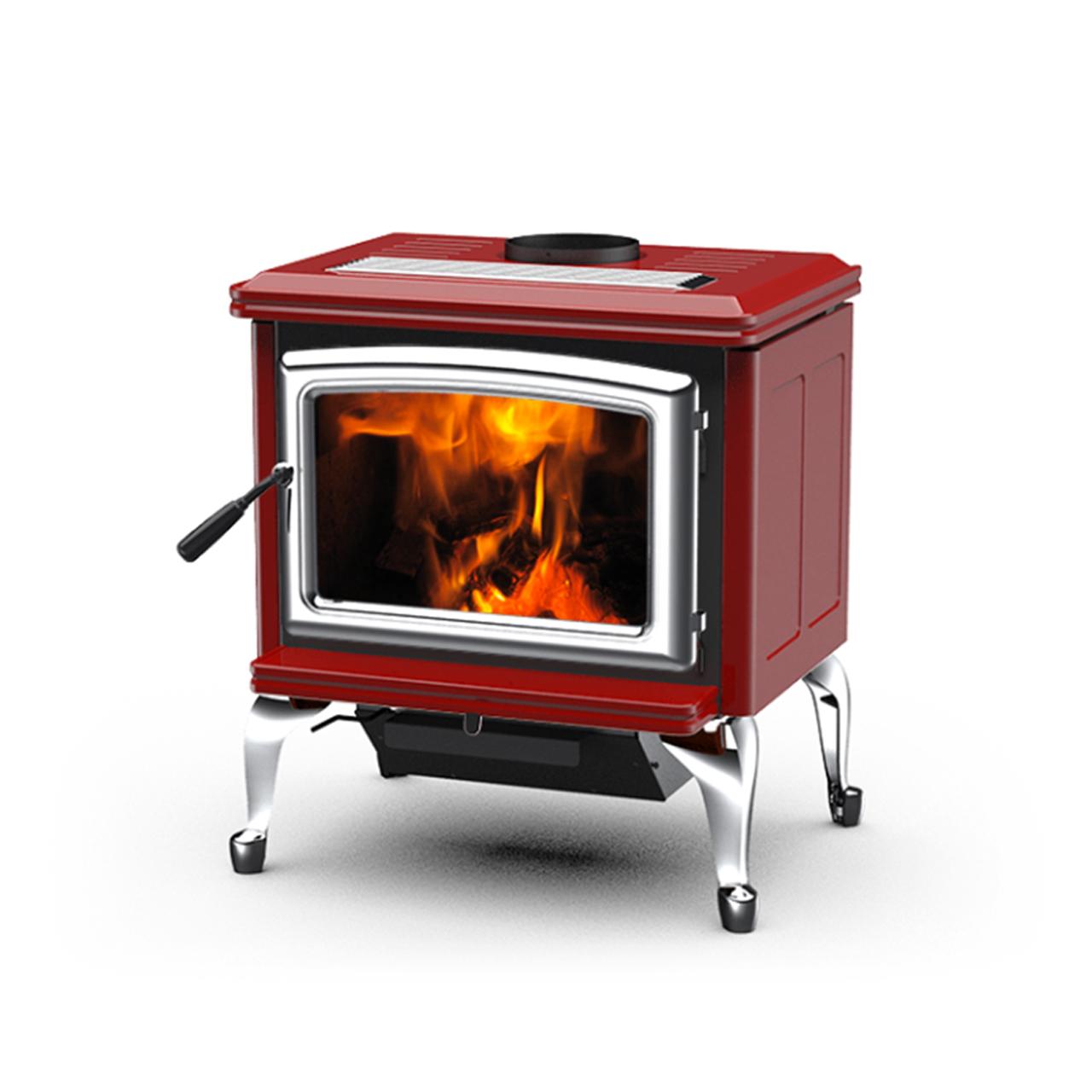 Kaminofen Pacific Energy Vista Classic LE 11 kW - Ausführung: Rot
