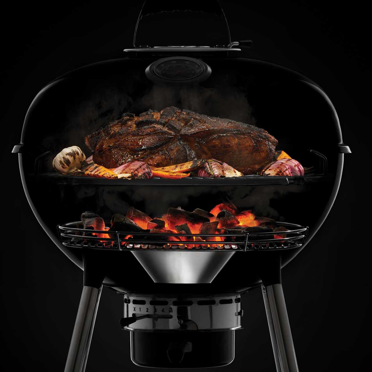 Kugelgrill Napoleon NK22K-LEG-3, Holzkohlegrill DN 57 cm