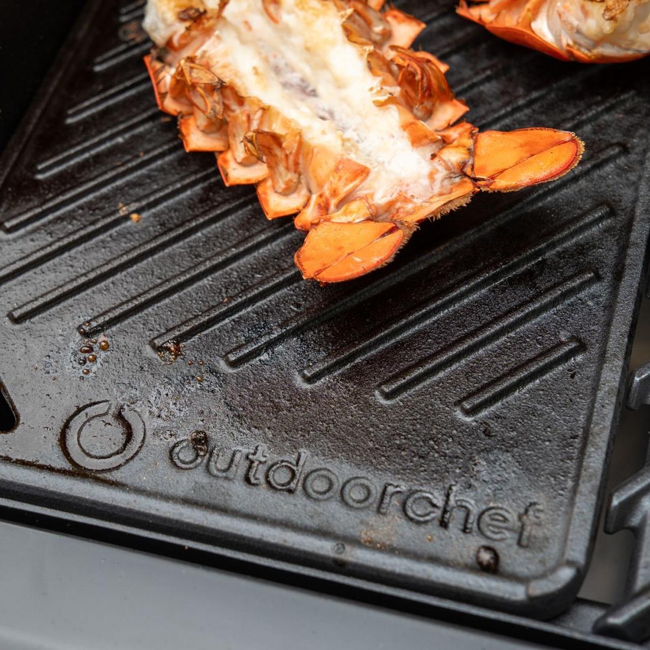 Grillzubehör Outdoorchef Gusseisen Grillplatte für Heat-C