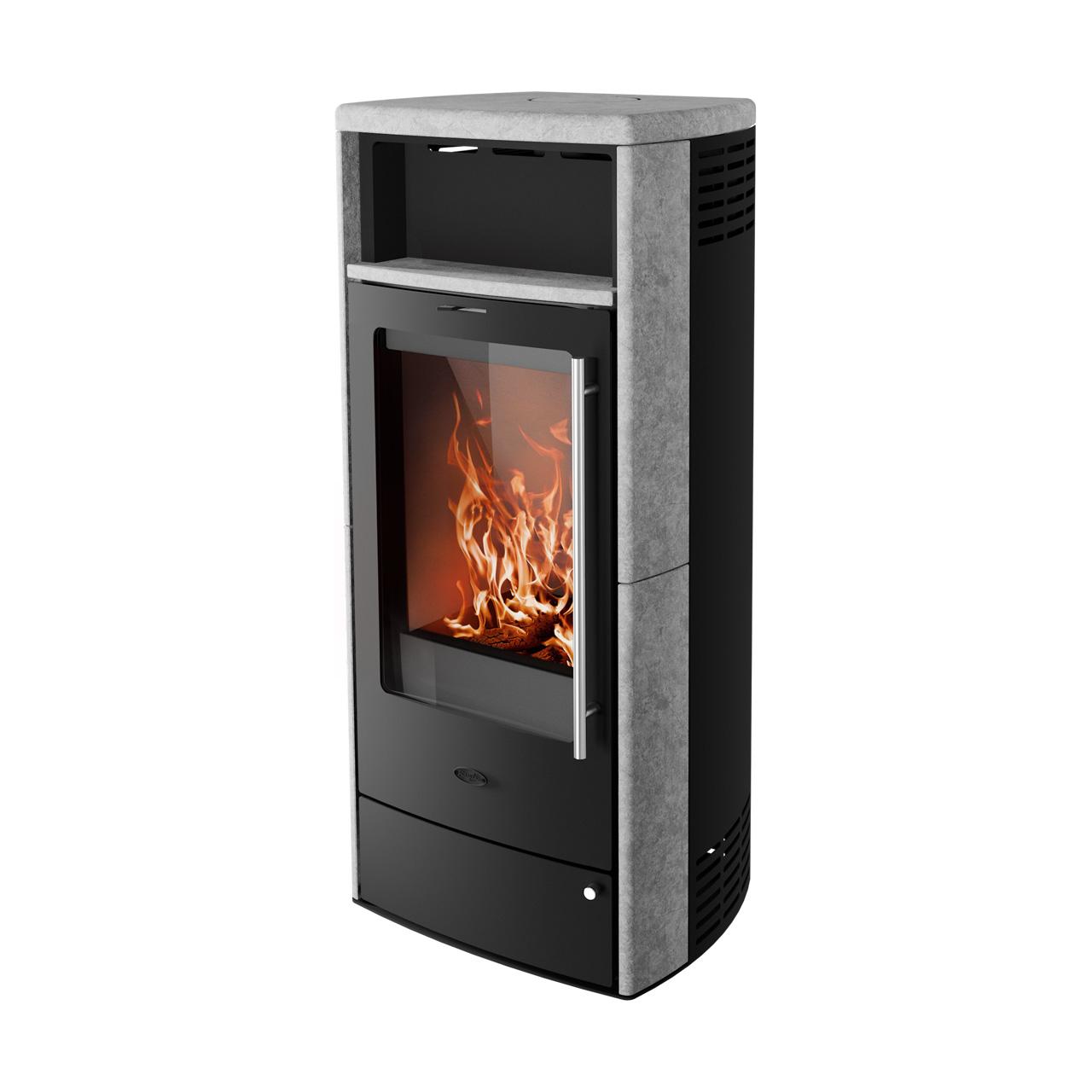 Dauerbrandofen Fireplace Torino Speckstein 6 kW