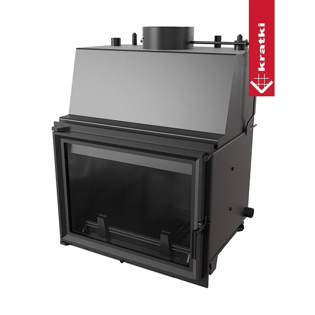 Kamineinsatz wasserführend Kratki Zuzia mit 12 kW