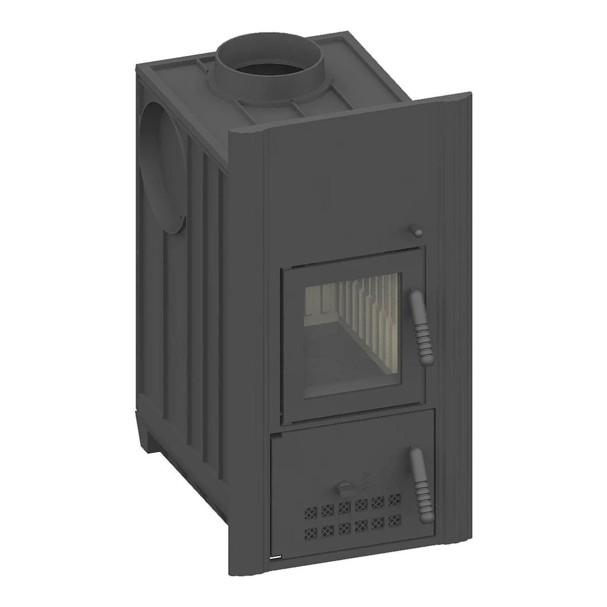Heizeinsatz Schmid Creation 9 mit 9 kW - Frontplatte: 420 x 790 mm