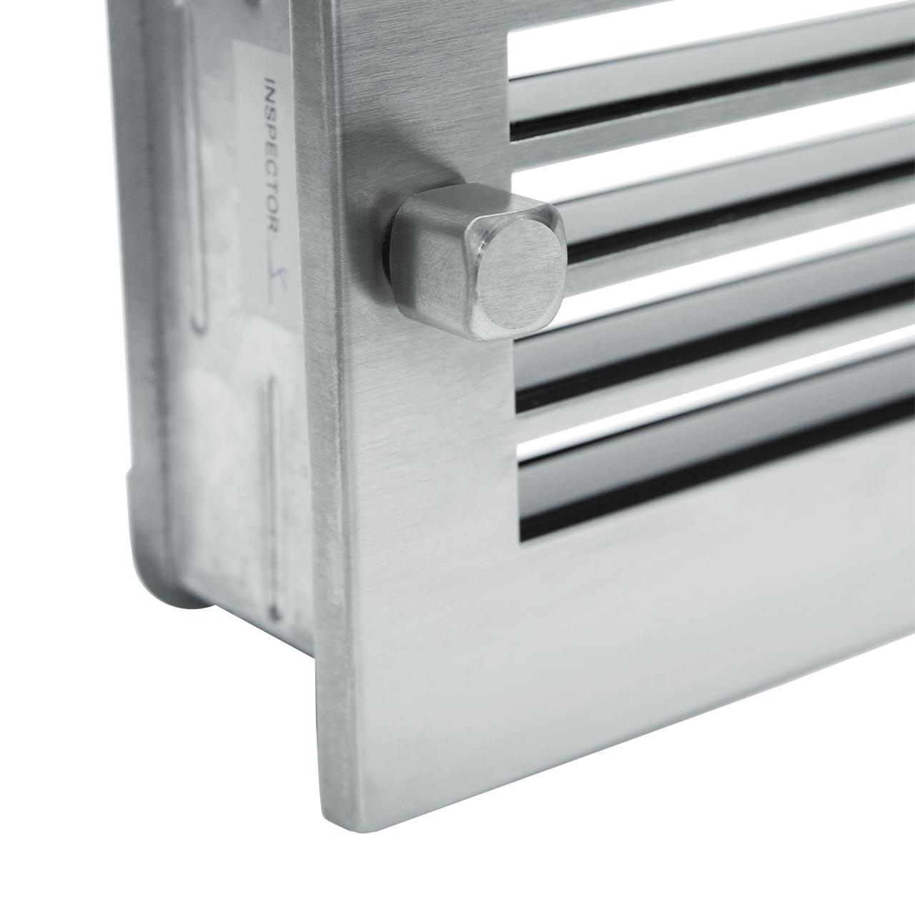 Lüftungsgitter CB-Tec Warmluftgitter Edelstahl modern - Ausführung: 45x23 cm