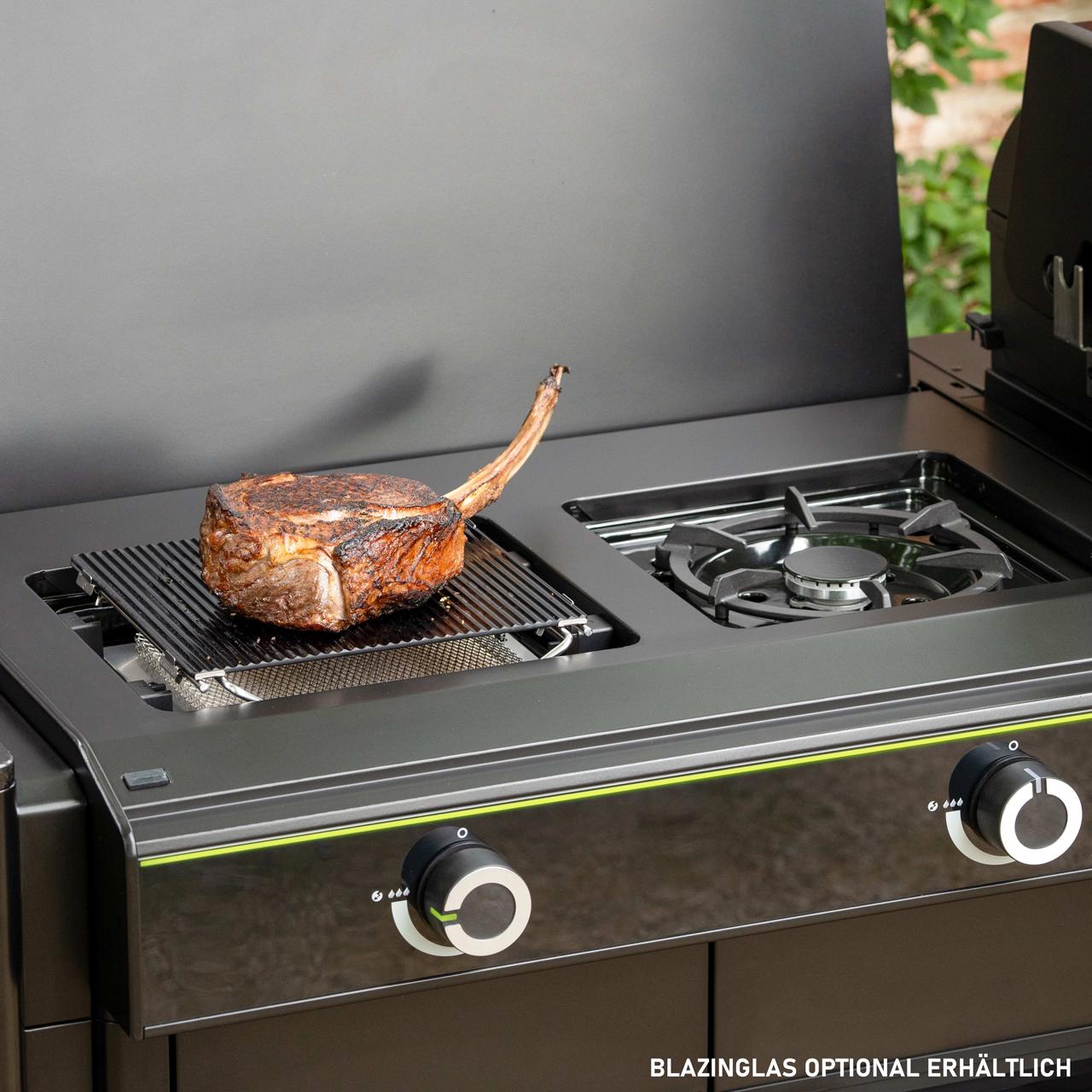 Einbaugrill Outdoorchef Heat X-245 H mit Blazing- & Cooking Zone
