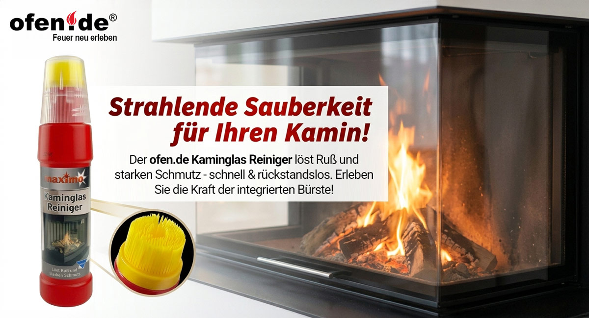 Titelbild, Maximo Gel Kaminglas Reiniger