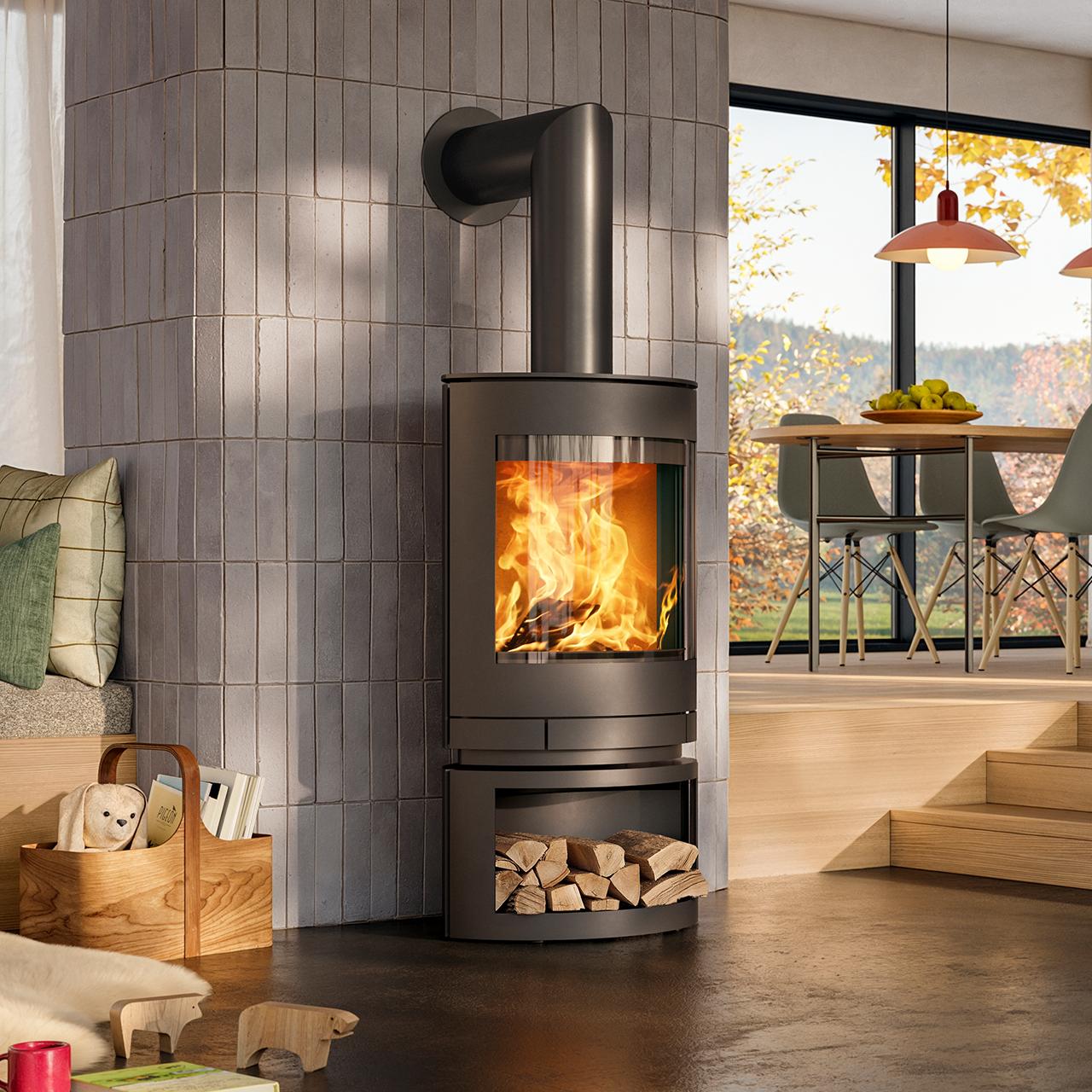 Skantherm Emotion S 2.0 Kaminofen, 5,1 kW, Energieeffizienzklasse A - Ausführung: Feststehend, Raumluftabhängig