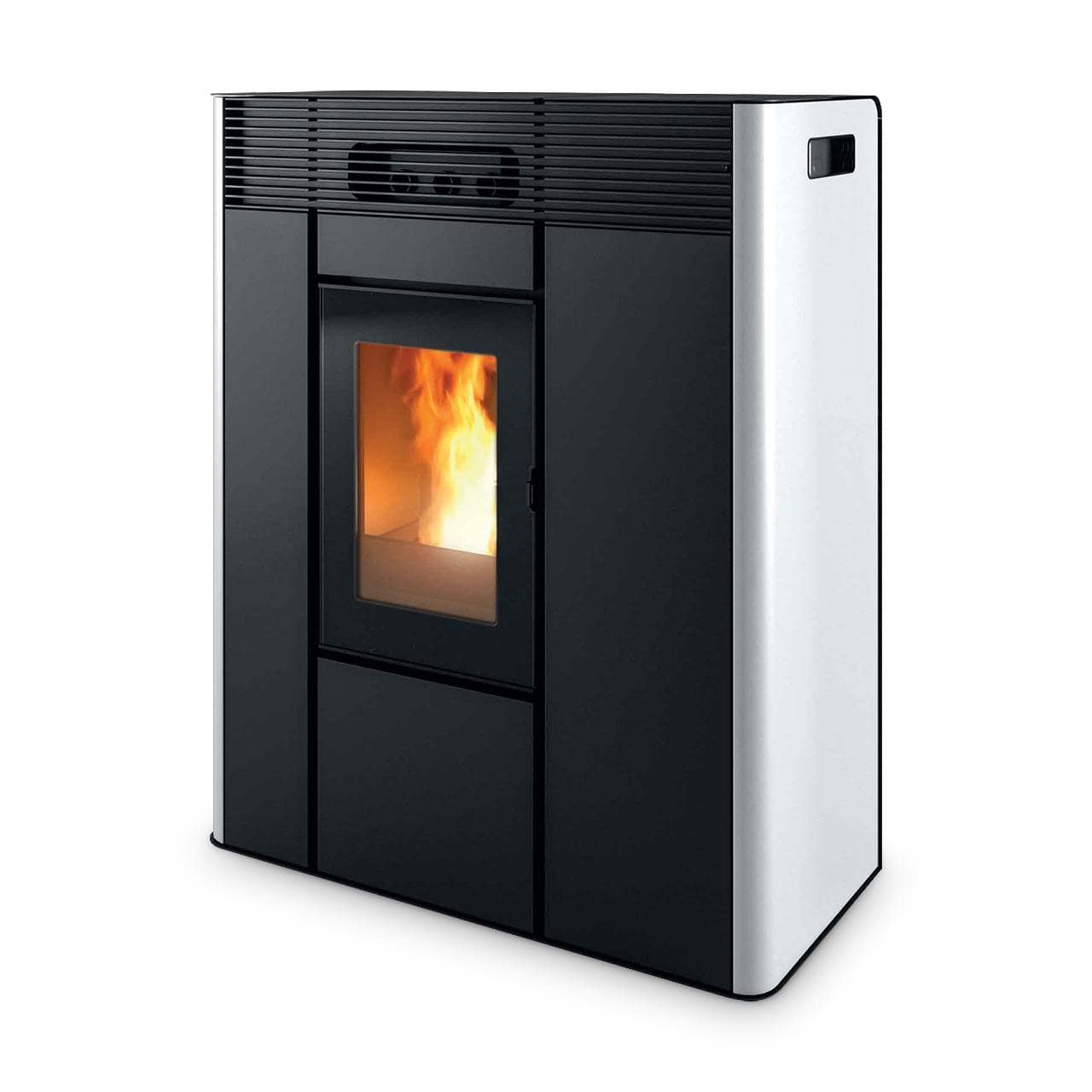 Pelletofen wasserführend MCZ Thea Hydro 23 R 22,4 kW - Ausführung: White metal_302