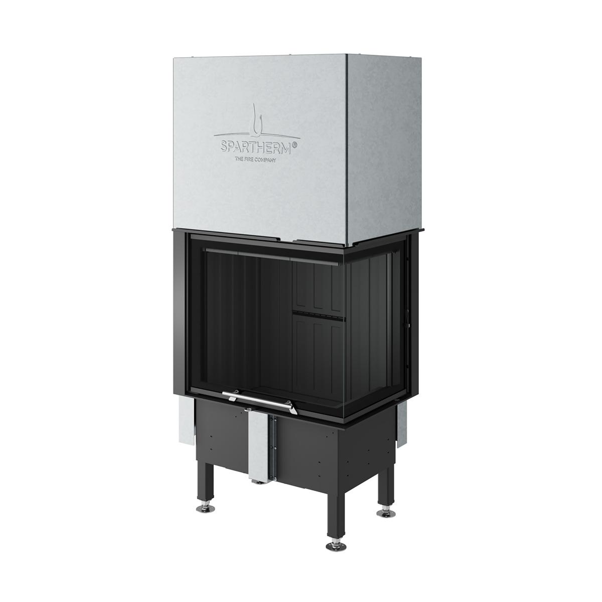 Kamineinsatz Spartherm Varia 2R-55h 7 kW - Feuerraumauskleidung: Schwarz