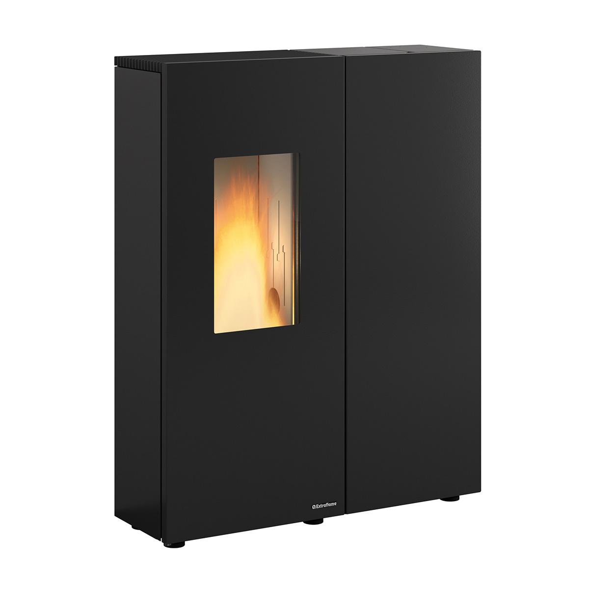 Pelletofen Extraflame Prestige Line Sharon Plus mit 10 kW - Verkleidung: Stahl