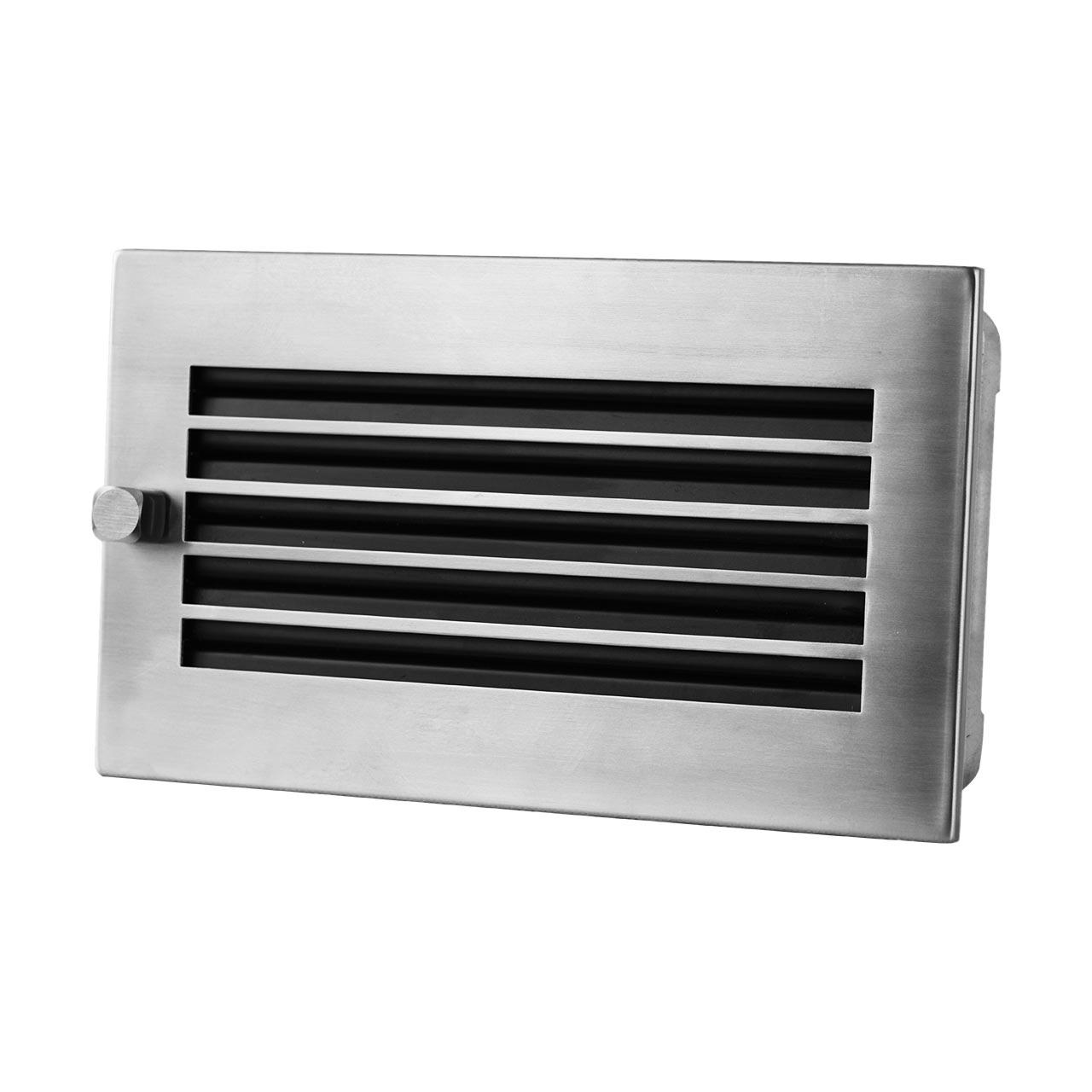 Lüftungsgitter CB-Tec Warmluftgitter Edelstahl modern - Ausführung: 25x15 cm
