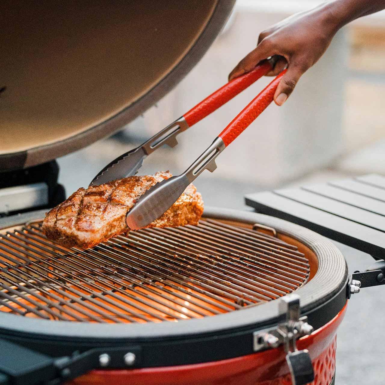 Grillbesteck Kamado Joe Krafted Stahlzange Grillzange