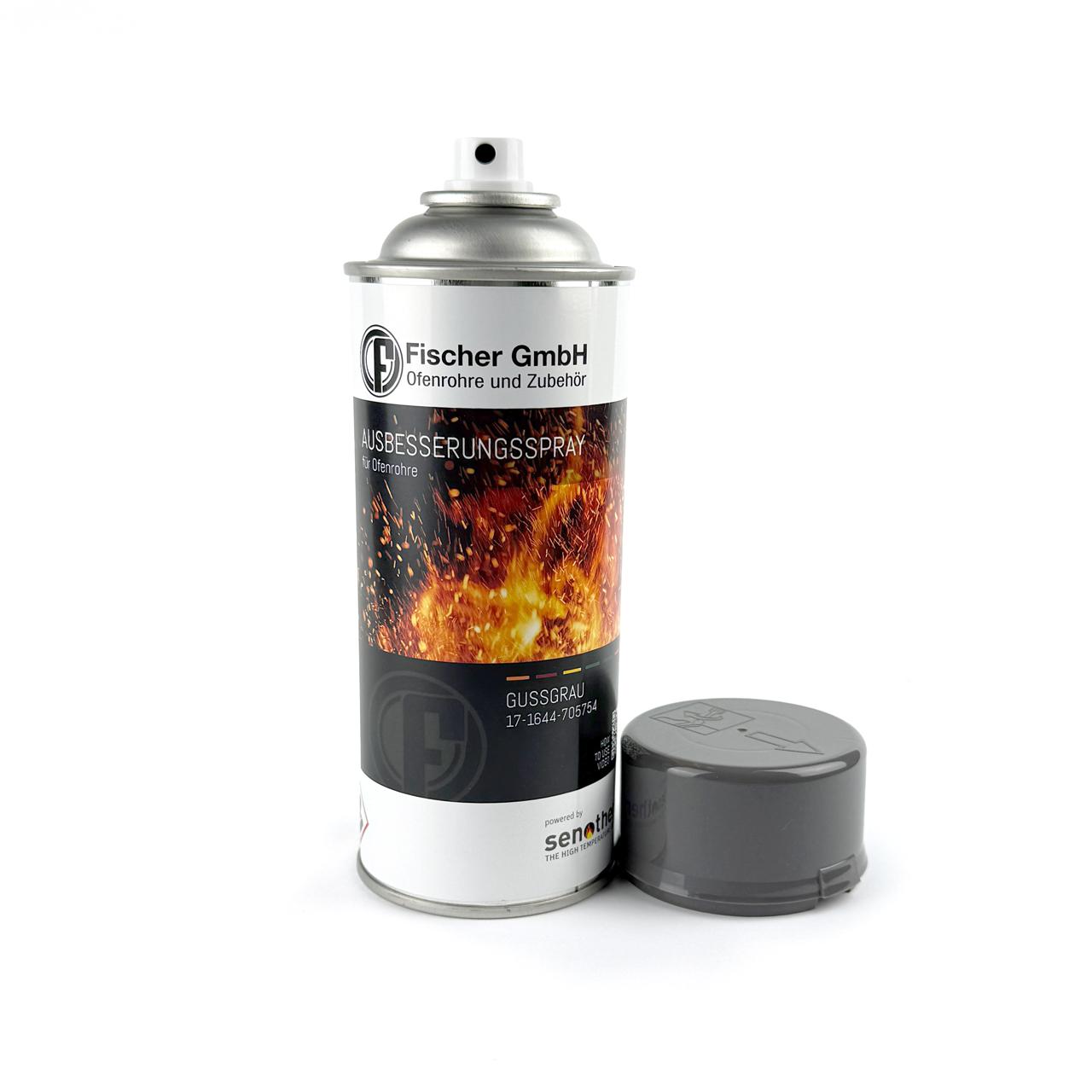 Senotherm Ofenspray Gussgrau hitzebeständiger Ofen, Lack Farbe Spray