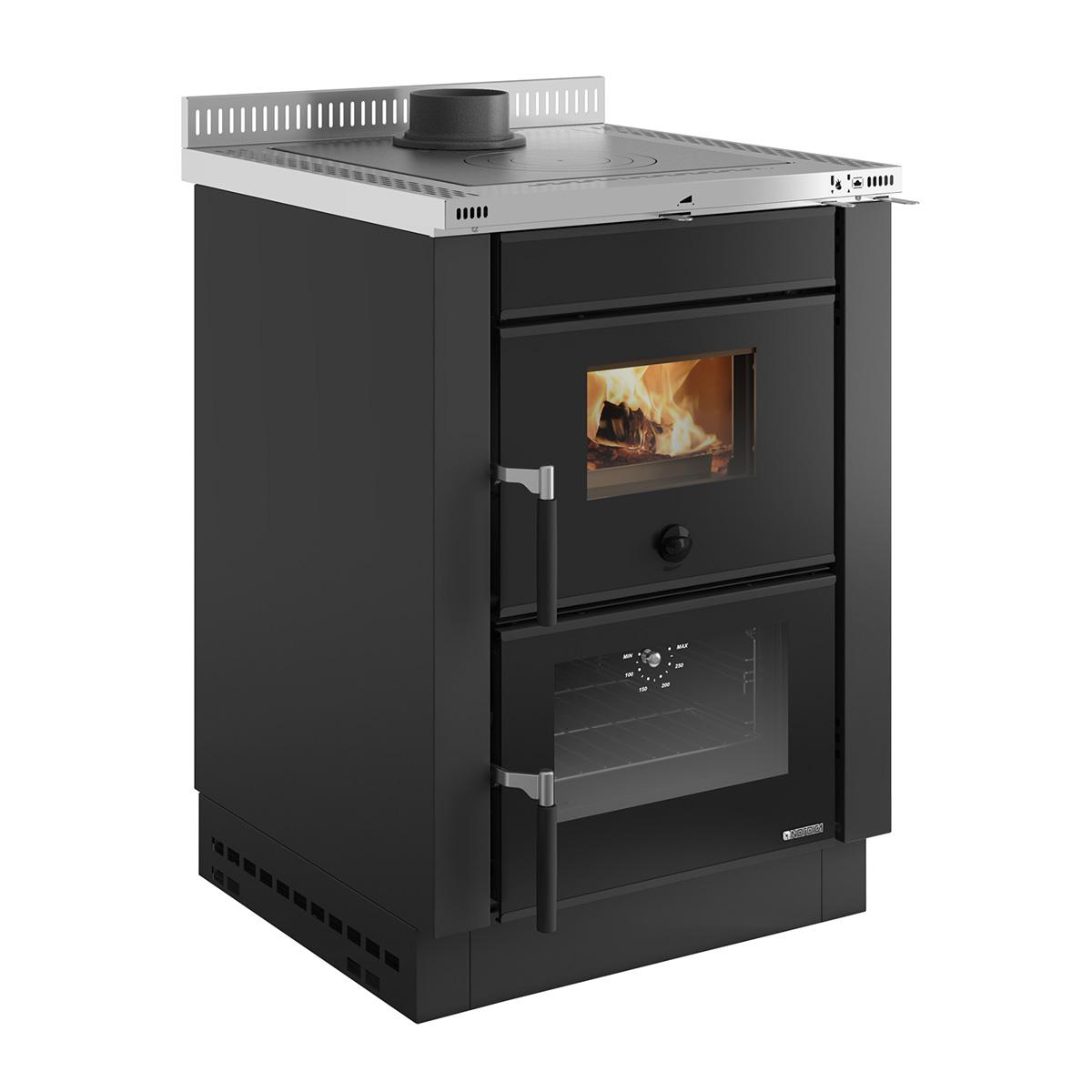 Küchenofen La Nordica Vicenza.16 mit 6 kW - Verkleidung: Stahl anthrazit