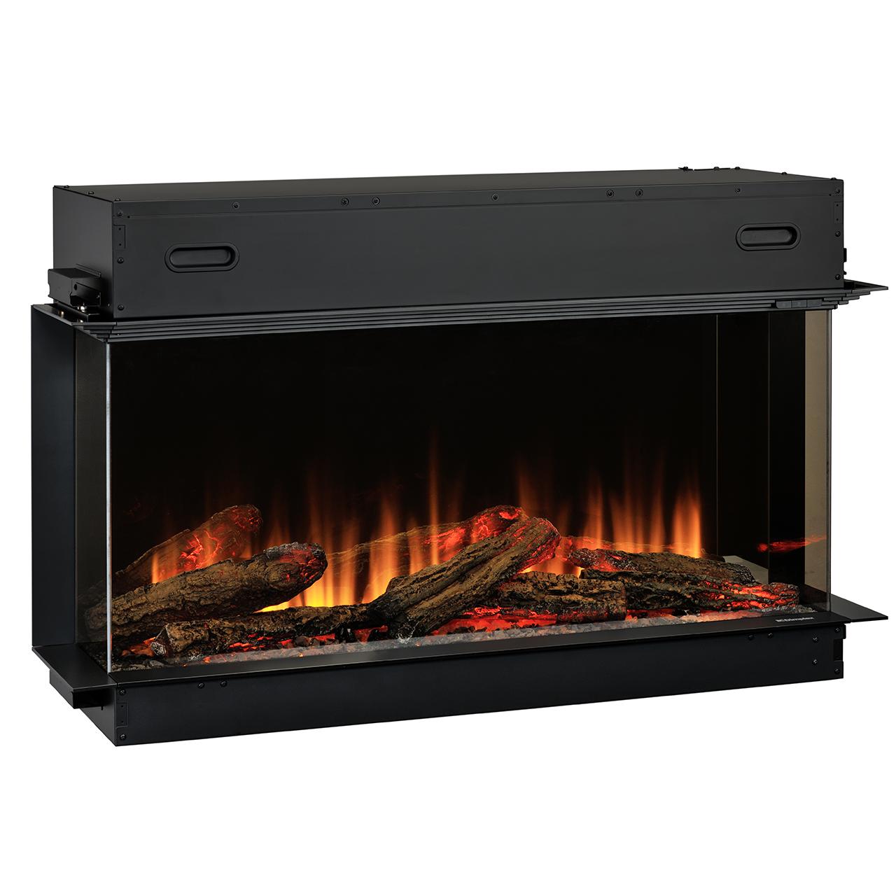 Dimplex Ignite Ultra 40 Elektrokamin - 3-seitiges Flammenerlebnis mit Optiflame Technologie und App Steuerung