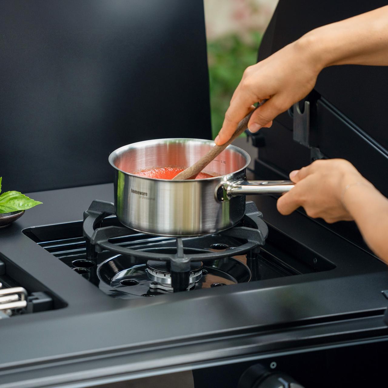 Einbaugrill Outdoorchef Heat X-245 H mit Blazing- & Cooking Zone