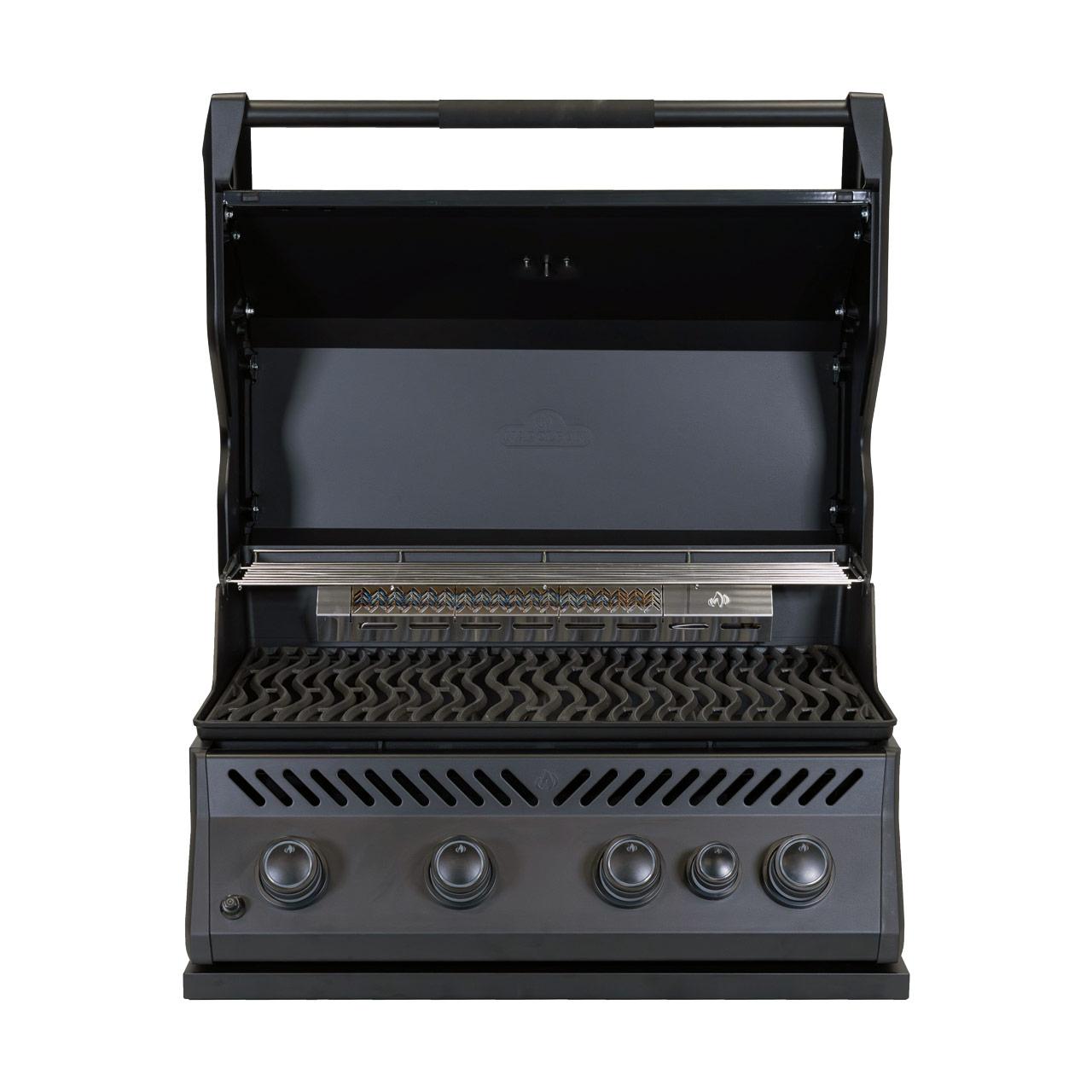 Gasgrill Einbaugrillaufsatz Napoleon 32 Zoll 300-Serie mattschwarz