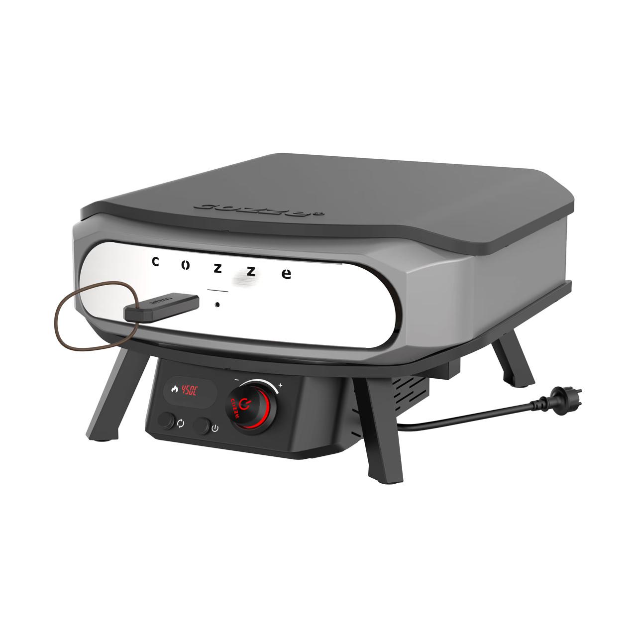 Elektro Pizzaofen Cozze 17 Zoll Premium Rotate 2200 W inkl. drehbarer Pizzastein & Hitzeschild