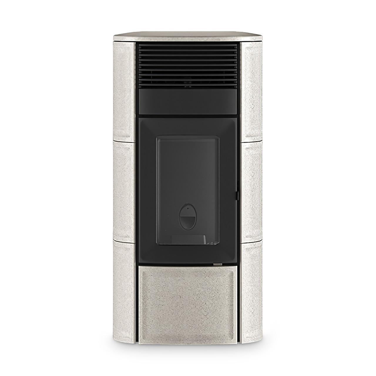 Pelletofen MCZ Suite Air 10 R 10 kW - Ausführung: 110 Salt and pepper ceramic