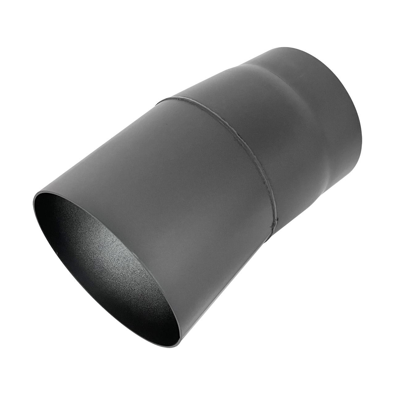 Ofenrohr Bogen 2tlg. starr DN 150 mm 11° Gussgrau