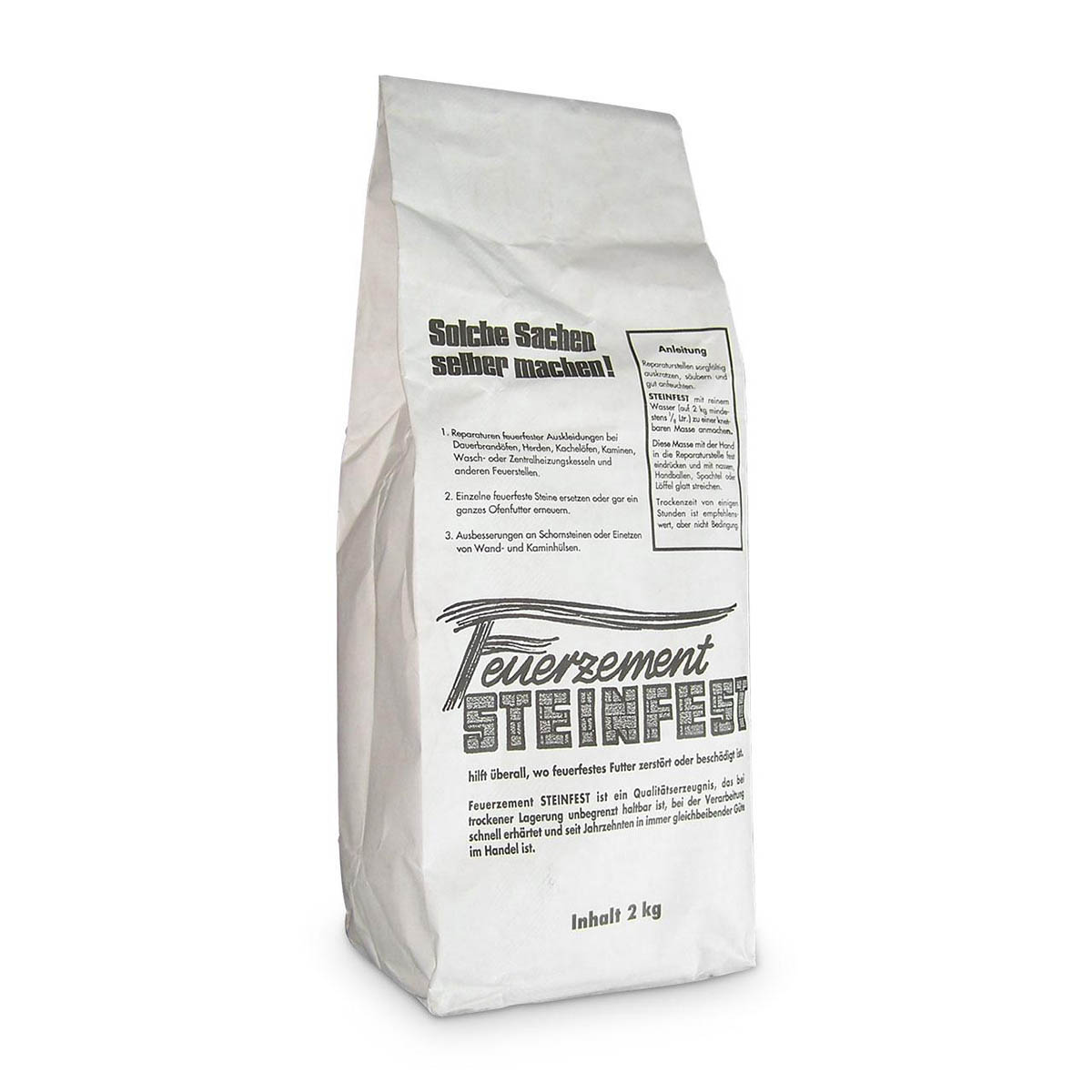 2 kg Feuerzement Steinfest bis 1000 °C (Art. 47891)
