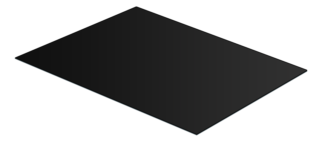 Vorlegeplatte Stahl schwarz (7064547)