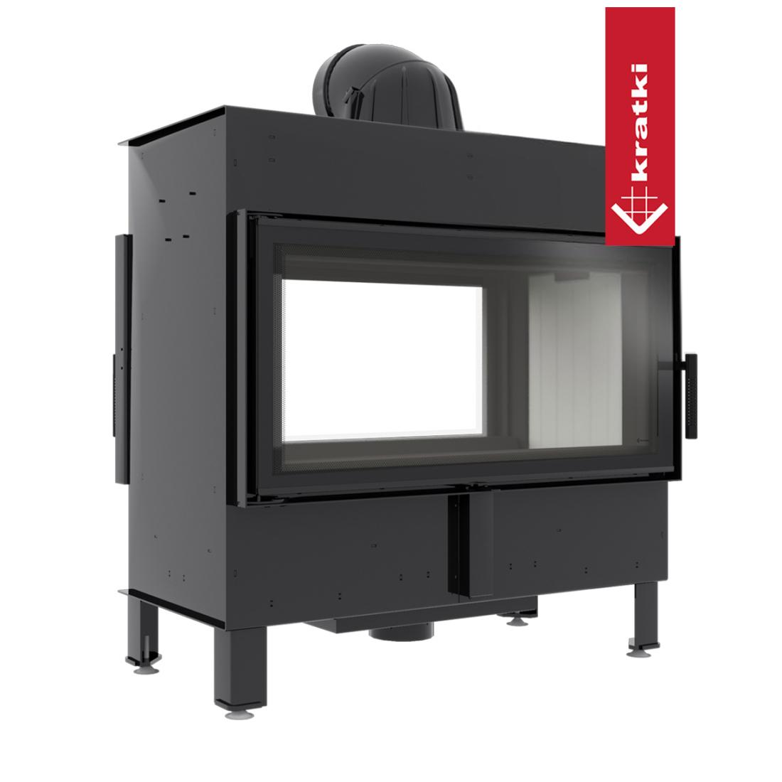 Tunnel-Kamineinsatz Kratki LUCY/16/T mit 16 kW