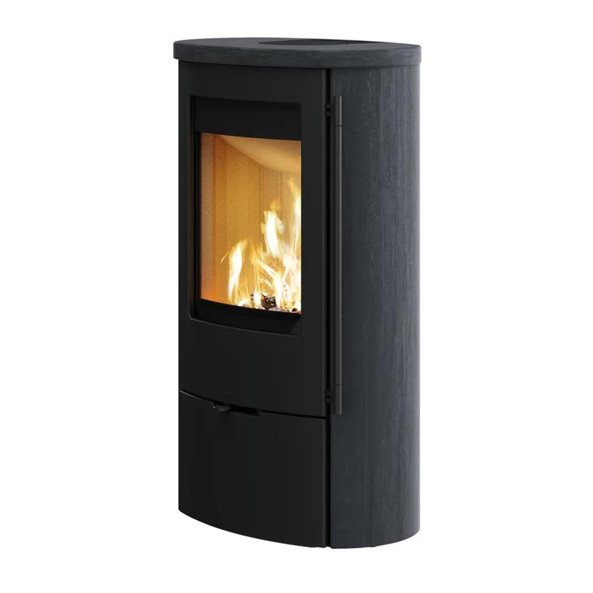 Kaminofen Lotus Jubilee 25 Indian Night ecoLine 7,2 kW - Ausführung: Griff Classic