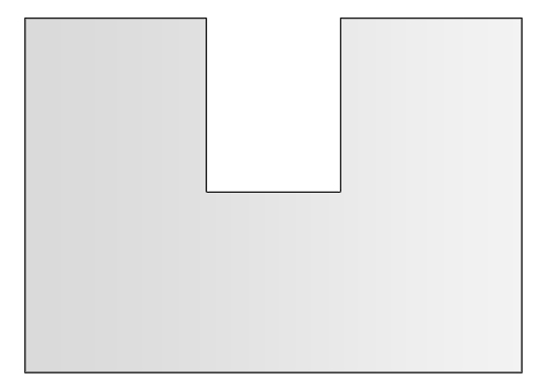Vorlegeplatte aus Glas, B140/T100 cm