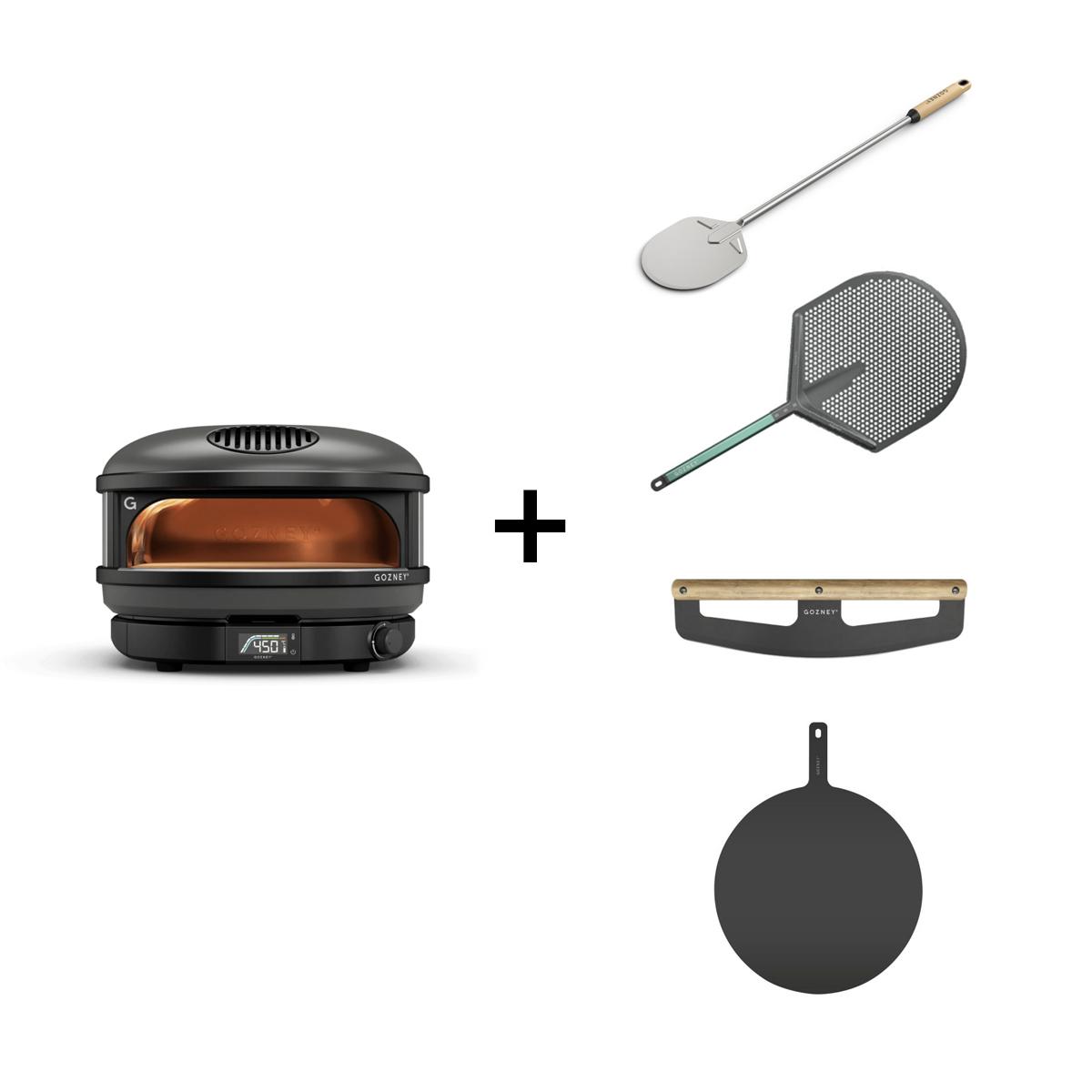 Pizzaofen Gozney Arc Bundle inkl. Pizzaheber, Pizzawender, Pizza Rocker und Servierbrett