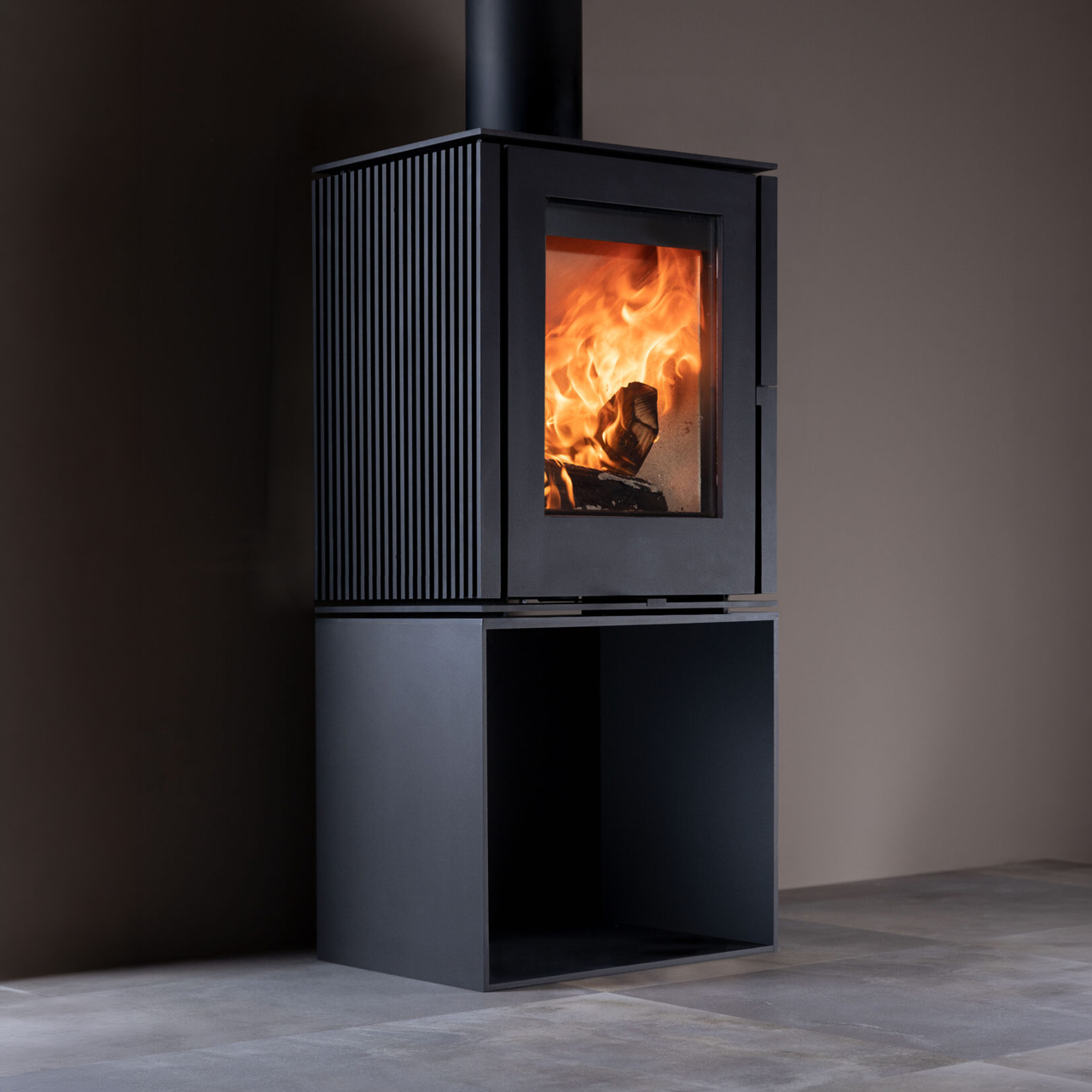 Trimline Fires Woody Loft Stahlgestell