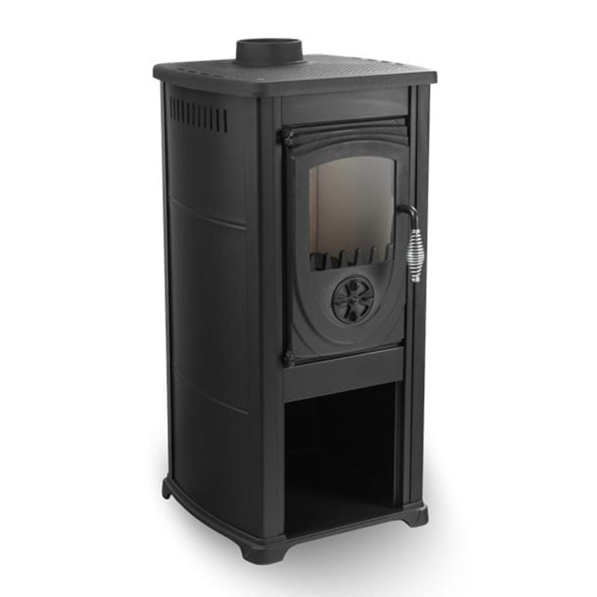 Kaminofen Bella Thalia Okta 3,9 kW - Korpus: Schwarz / Schwarz