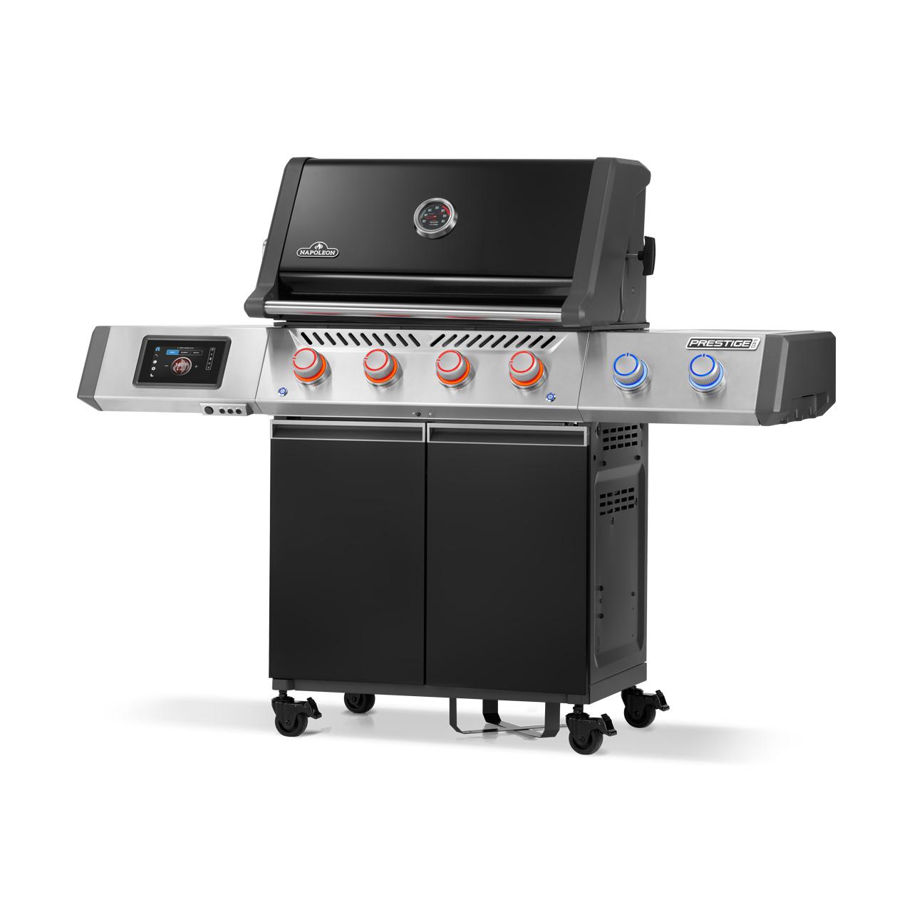 Gasgrill Napoleon Prestige PRO 500 Connected Schwarz, inkl. Drehspieß (2026)