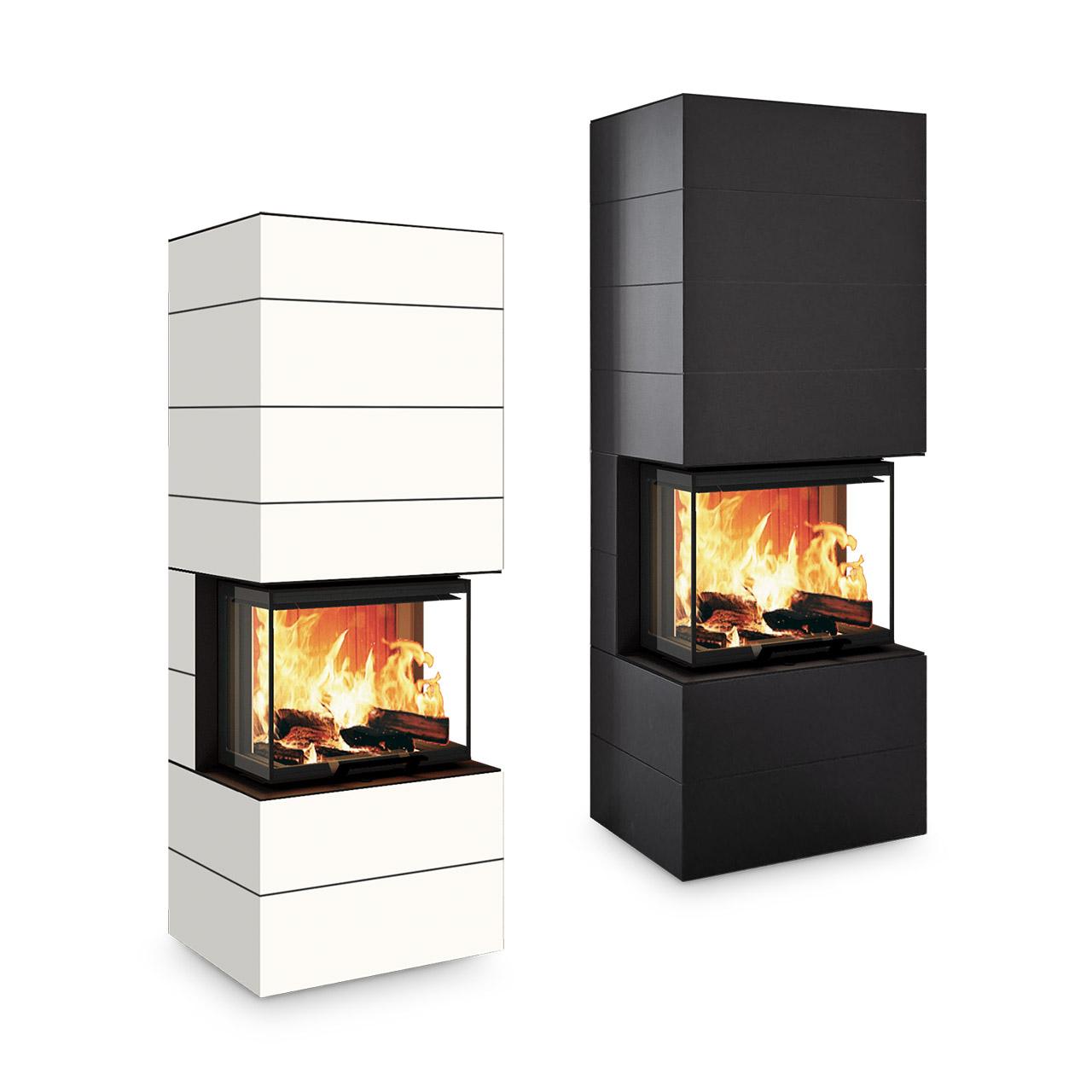 Kaminofen Neocube P10 Black & White Edition 7,9 kW - Ausführung: P10 Arctic White satin