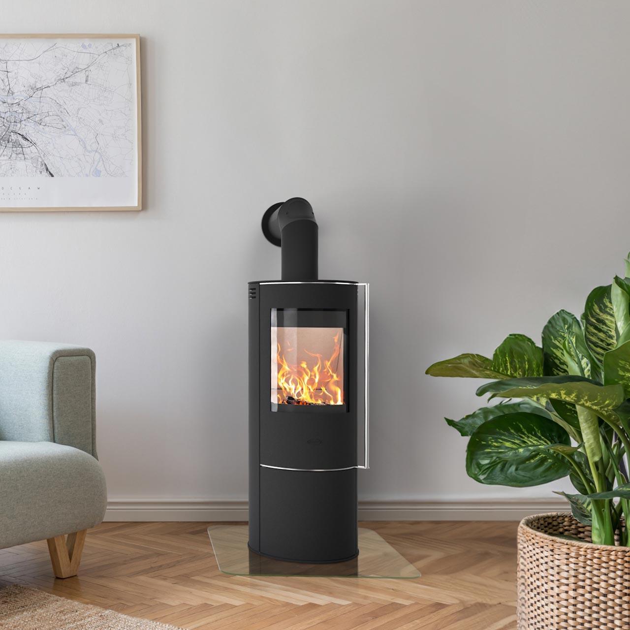 Kaminofen Fireplace Isola Stahl 6 kW
