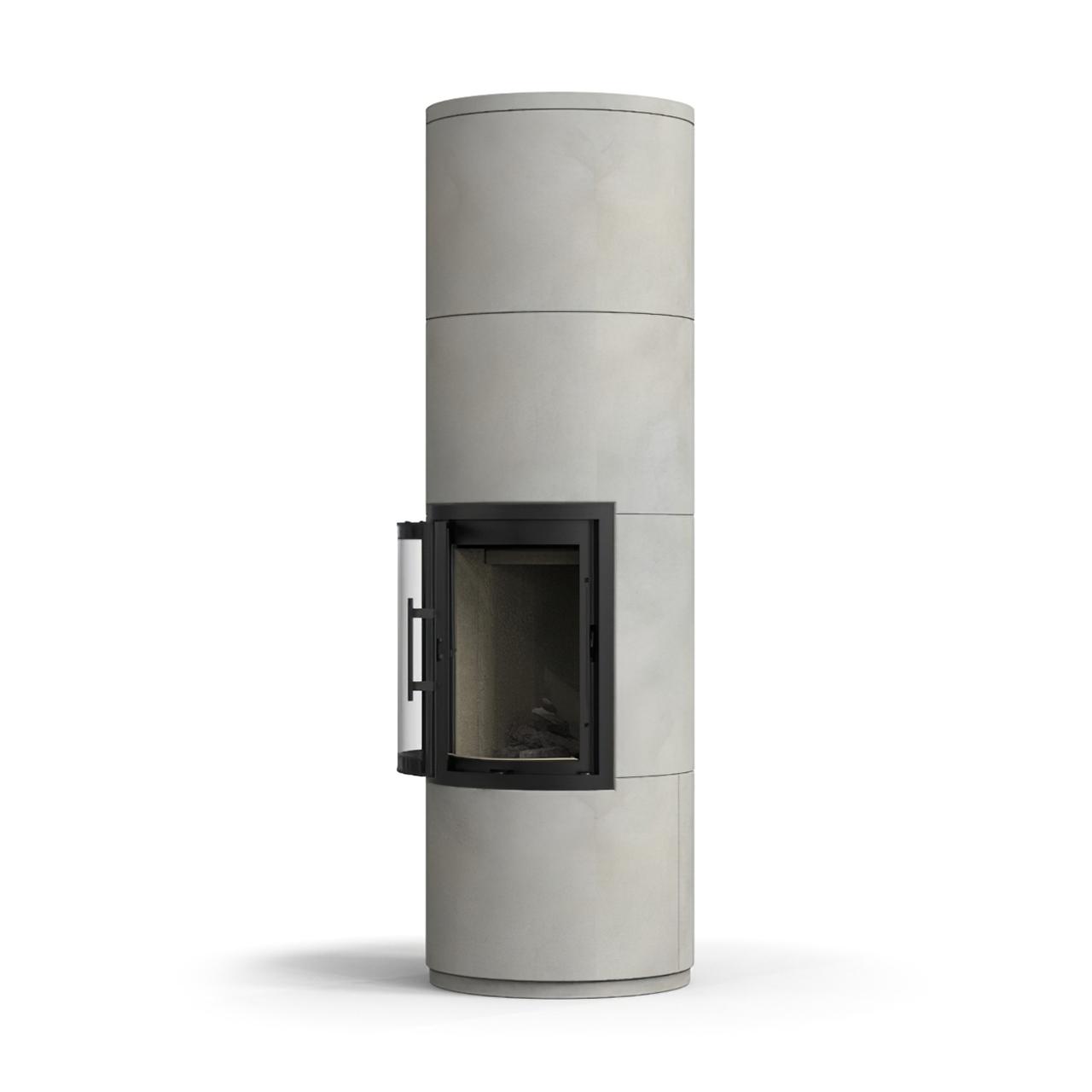 Kaminbausatz Camina S21 GO-Line Speicherstein-Anlage - Ausführung: für Deckenanschluss - Türanschlag: rechts